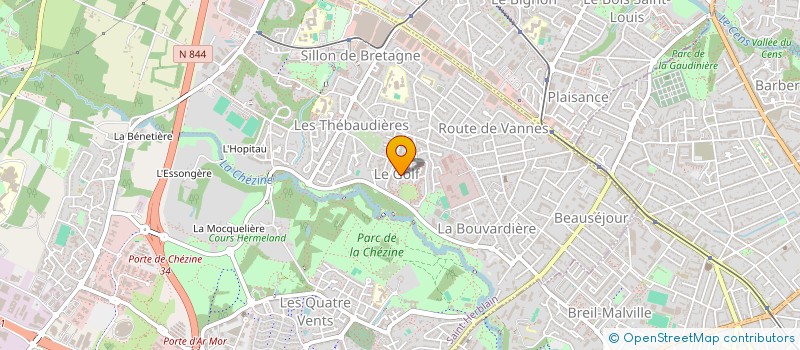 localisation de l'entreprise INGENIERIE ET COORDINATION 44 à SAINT-HERBLAIN