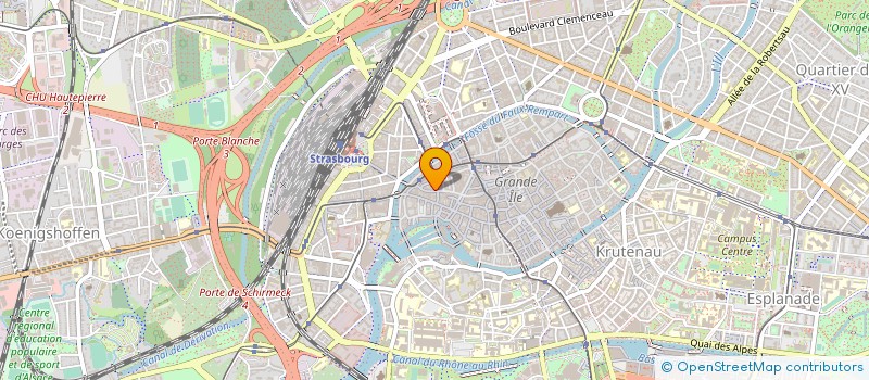 localisation de l'entreprise INGENIERIE ET DEVELOPPEMENT à STRASBOURG