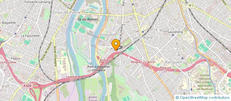 localisation de l'entreprise INGENIERIE ET DEVELOPPEMENT DE L INTERVENTION SOCIALE  TOULOUSE