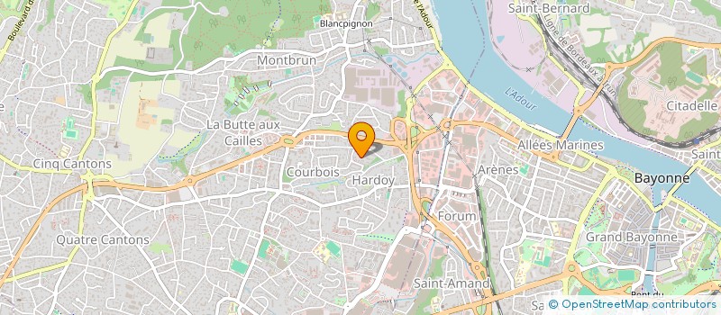 localisation de l'entreprise INGENIERIE ET FORMATION à ANGLET
