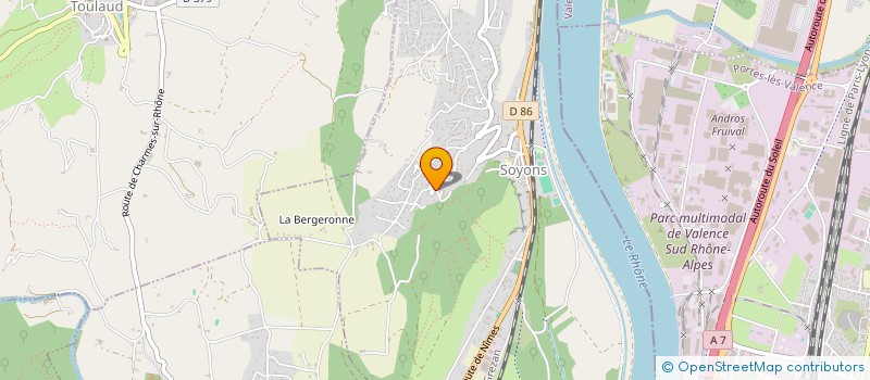 localisation de l'entreprise INGENIERIE ET PREVENTION POUR LES ENERGIES RENOUVELABLES ET RESEAUX à SOYONS