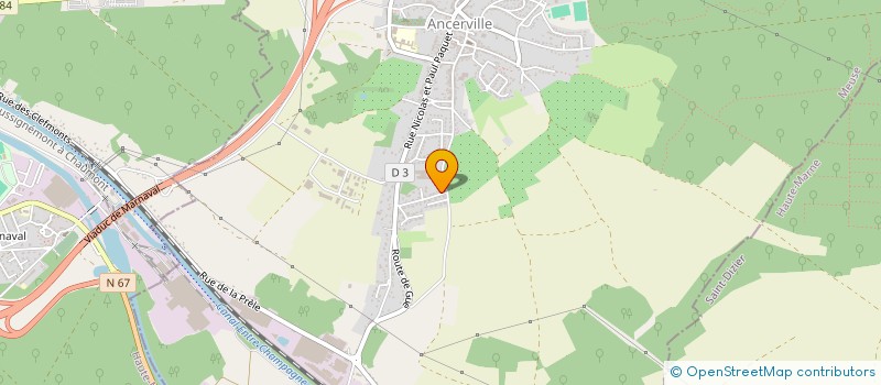 localisation de l'entreprise INGENIERIE ET TECHNIQUES SOUDAGE à ANCERVILLE