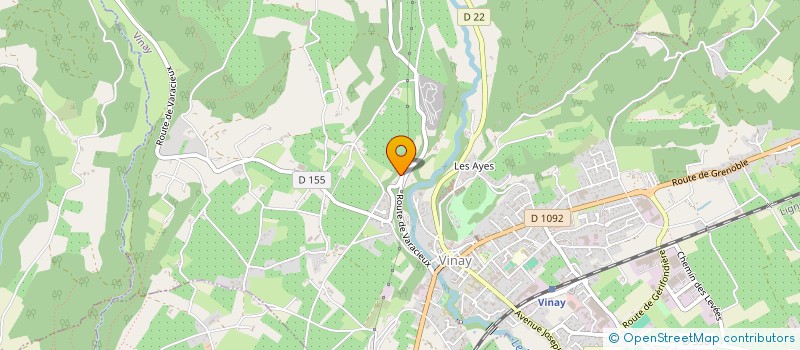 localisation de l'entreprise INGENIERIE ETUDES STRUCTURES - IES  TECHE