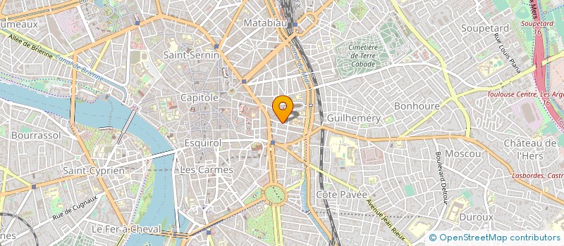 localisation de l'entreprise INGENIERIE FINANC ECONOM CONSTRUC COORDI  TOULOUSE