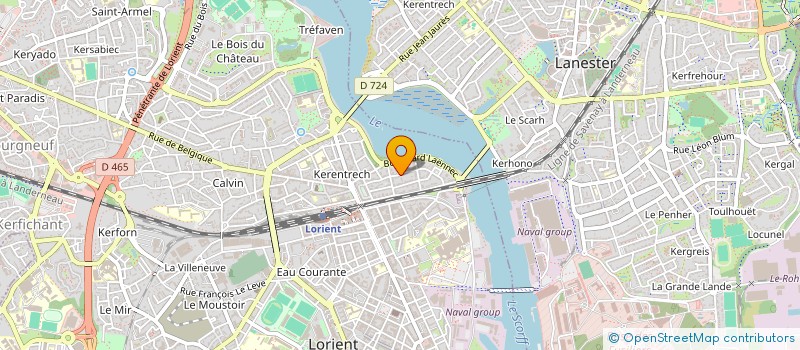 localisation de l'entreprise INGENIERIE FINANCIERE GEST PATRIMONIALE à LORIENT