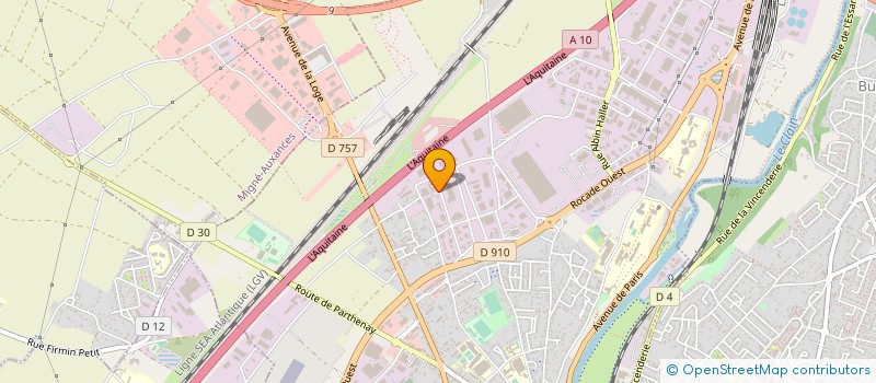 localisation de l'entreprise INGENIERIE FLUIDES CONCEPT  POITIERS