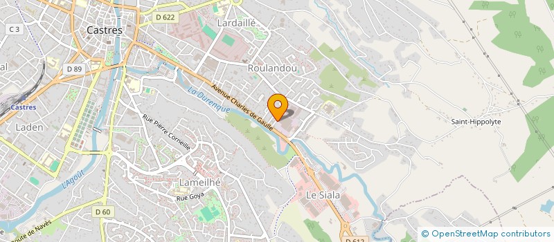 localisation de l'entreprise INGENIERIE FORESTIERE ENVIRONNEMENT à CASTRES