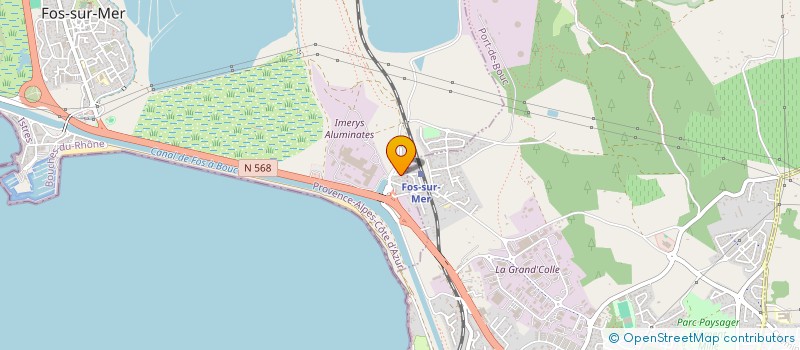 localisation de l'entreprise INGENIERIE FORMATION TECHNOLOGIE - IFOTEC à FOS-SUR-MER
