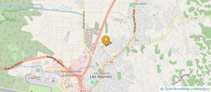 localisation de l'entreprise INGENIERIE FORMATION TRAVAUX PROGRAMMATION EXPERTISES à LES ABYMES