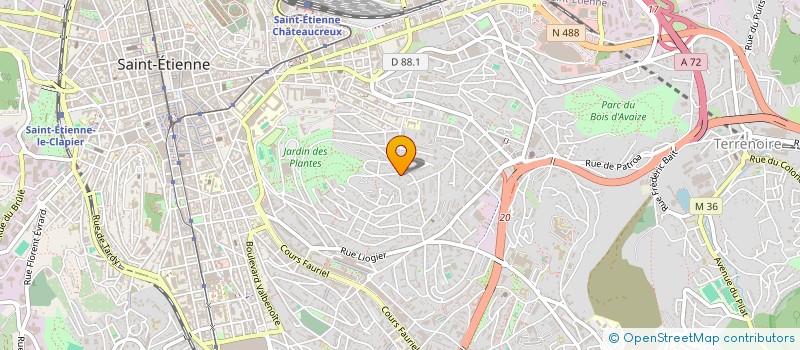 localisation de l'entreprise INGENIERIE GENERALE DU BATIMENT à SAINT-ETIENNE