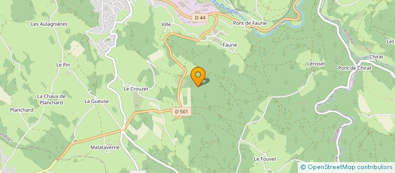 localisation de l'entreprise INGENIERIE INDUSTRIELLE ET CONSTRUCTION MECANIQUE  DUNIERES