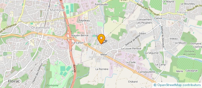 localisation de l'entreprise INGENIERIE INFORMATIQUE ELECTRIQUE SERVI à ARTIGUES-PRES-BORDEAUX