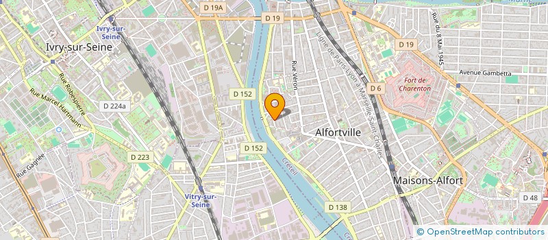 localisation de l'entreprise INGENIERIE INSTALLATIONS SYSTEMES à ALFORTVILLE