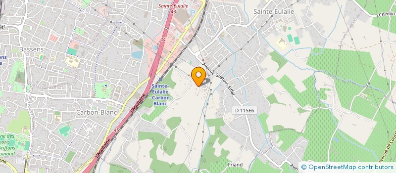 localisation de l'entreprise INGENIERIE MANAGEMENT PROJETS à SAINTE-EULALIE