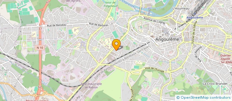 localisation de l'entreprise INGENIERIE PATRIMONIALES CONCEPTION à ANGOULEME
