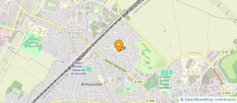 localisation de l'entreprise INGENIERIE PILOTAGE SECURITE CONSEIL  GONESSE