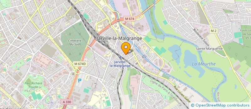 localisation de l'entreprise INGENIERIE PRODUITS SYSTEMES ELECTRICITE ET REGULATION  JARVILLE-LA-MALGRANGE