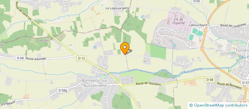 localisation de l'entreprise INGENIERIE PROPRETE HYGIENE  FONTENILLES