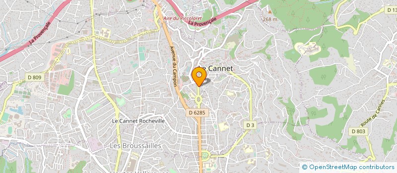 localisation de l'entreprise INGENIERIE PROPULSION PROPRE à LE CANNET