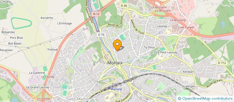 localisation de l'entreprise INGENIERIE REALISATION SERVICES à MORLAIX