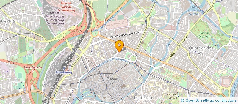localisation de l'entreprise INGENIERIE REG INDUST COMMERCIALE ECONOM à STRASBOURG