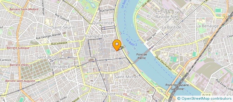 localisation de l'entreprise INGENIERIE, REGULATION ET GESTION ELECTRIQUE- IRGE  BORDEAUX