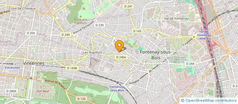 localisation de l'entreprise INGENIERIE RESEAUX ET TRAITEMENT DE L'AIR à FONTENAY-SOUS-BOIS