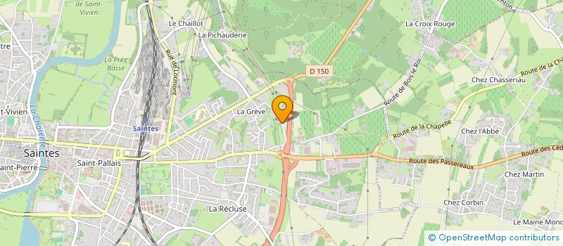 localisation de l'entreprise INGENIERIE SECURITE à SAINTES