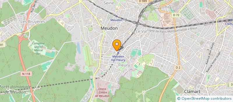 localisation de l'entreprise INGENIERIE SERVICES à MEUDON