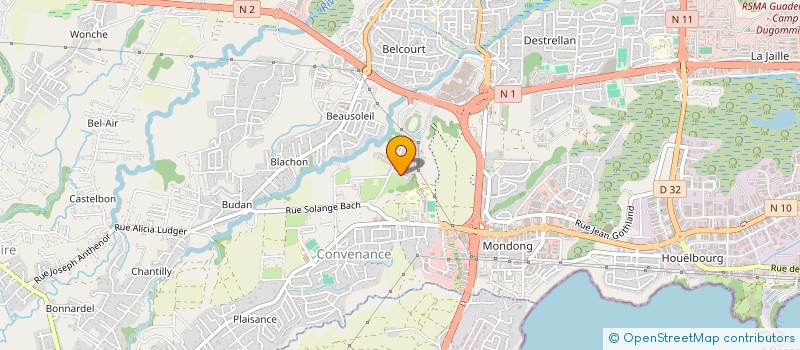 localisation de l'entreprise INGENIERIE SISMIQUE RECHERCHE ET DEVELOPPEMENT à BAIE-MAHAULT