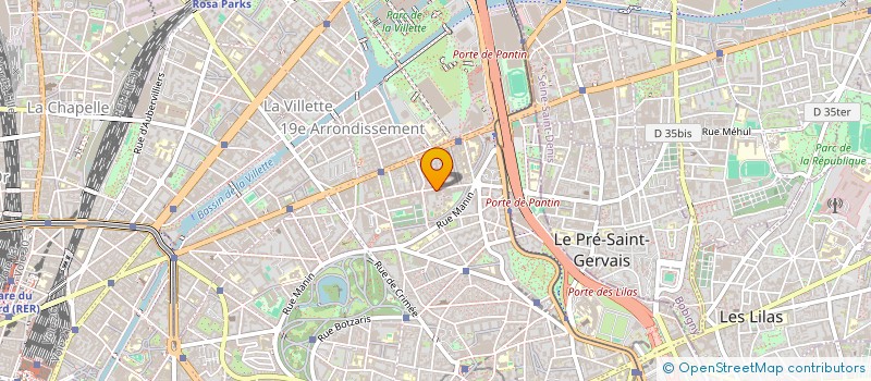 localisation de l'entreprise INGENIERIE SOCIALE ECONOMIQUE FINANCIERE  PARIS