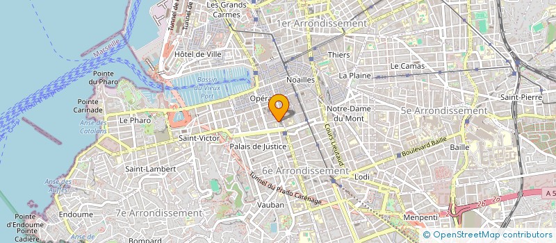 localisation de l'entreprise INGENIERIE SOCIALE ET FISCALE CONSEILS à MARSEILLE