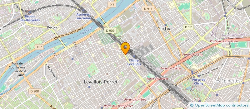localisation de l'entreprise INGENIERIE SOLUTIONS ET SYSTEMES DISTRI à LEVALLOIS-PERRET