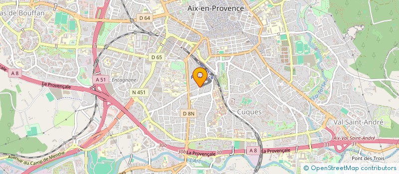 localisation de l'entreprise INGENIERIE SPORT à AIX-EN-PROVENCE