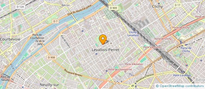 localisation de l'entreprise INGENIERIE SYSTEMES à LEVALLOIS-PERRET