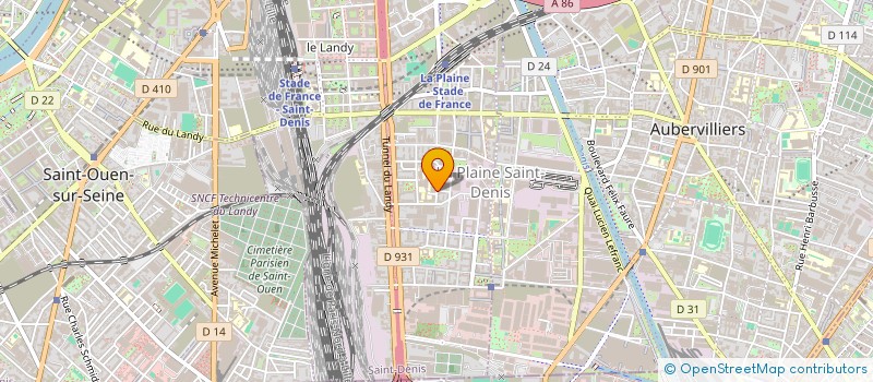 localisation de l'entreprise INGENIERIE TECHNIQUE MAINTENANCE FRANCE à SAINT-DENIS