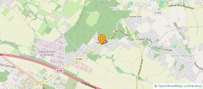 localisation de l'entreprise INGENIERIE TECHNIQUE PYRENEENNE à MORLAAS