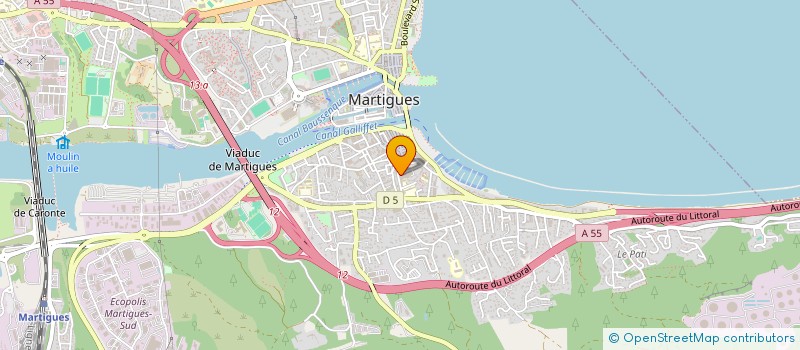 localisation de l'entreprise INGENIERIE, TECHNIQUES ET ASSURANCE CONSEIL ITAC  MARTIGUES