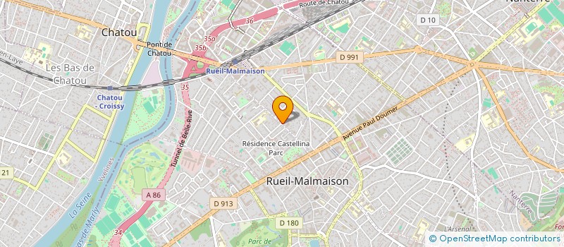 localisation de l'entreprise INGENIERIE TECHNIQUES FLUIDES à RUEIL-MALMAISON