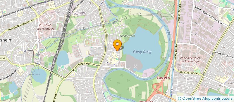 localisation de l'entreprise INGENIERIE THERMIQUE ET CLIMATIQUE  OSTWALD