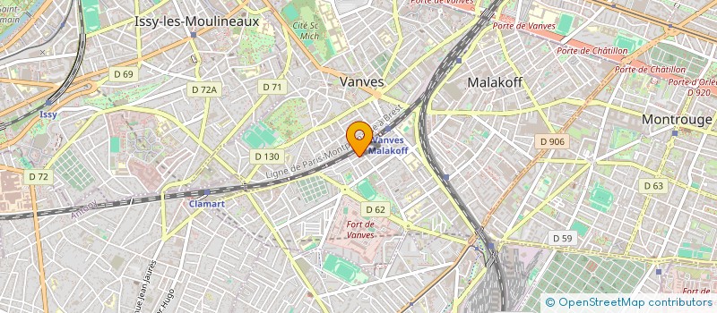 localisation de l'entreprise INGENIERIE TUYAUTERIE MODELISATION ET REALISATION à MALAKOFF