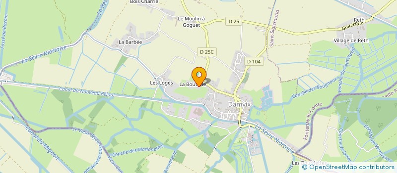 localisation de l'entreprise INGENIERIE VENDEENNE DES FLUIDES à FONTENAY-LE-COMTE