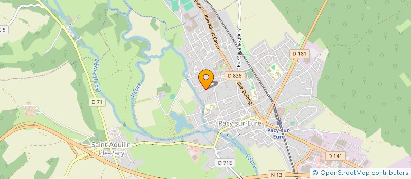 localisation de l'entreprise INGENIERING EXPERTISE ACCOMPAGNEMENT MULTITECHNIQUE  PACY-SUR-EURE