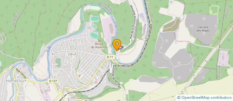 localisation de l'entreprise INGENIERISK  JOEUF