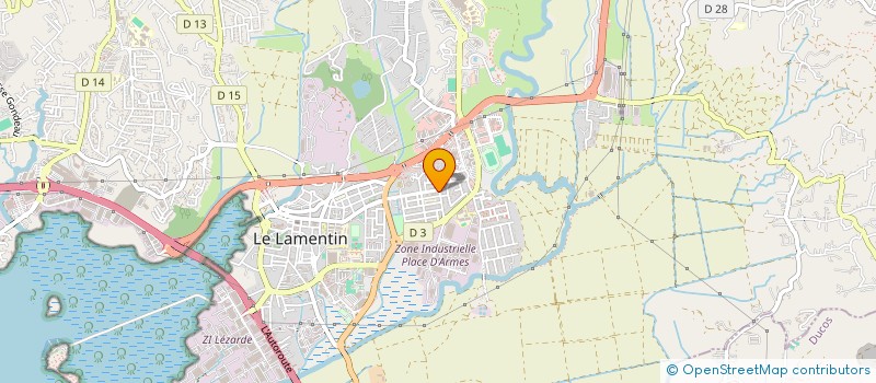 localisation de l'entreprise INGENIERY 972 à LE LAMENTIN