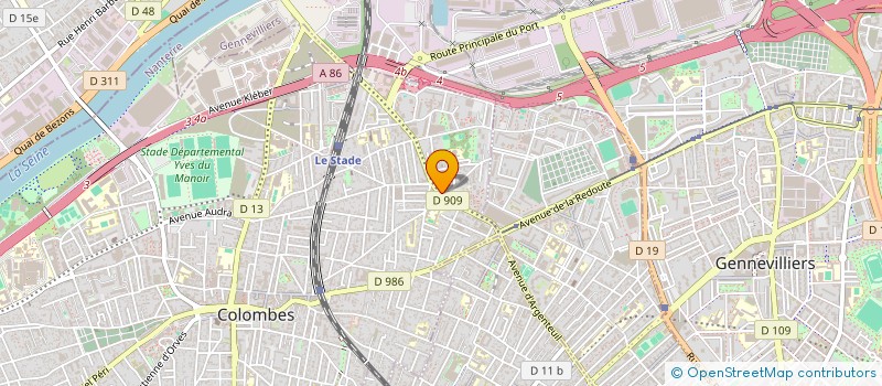 localisation de l'entreprise INGENIEUR APPLIC AUTOMAT INTER  COLOMBES