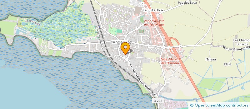 localisation de l'entreprise INGENIEURS ASSOCIES  ANGOULINS