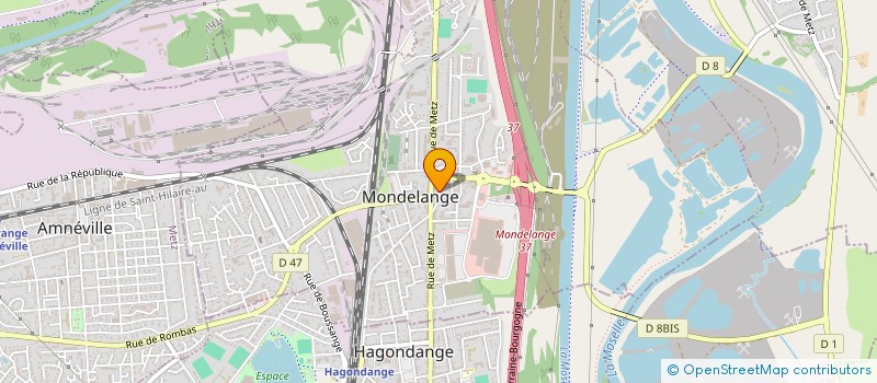 localisation de l'entreprise INGENIEURS CONSEILS REUNIS FRANCE PAR ABREVIATION ICR FRANCE  MONDELANGE