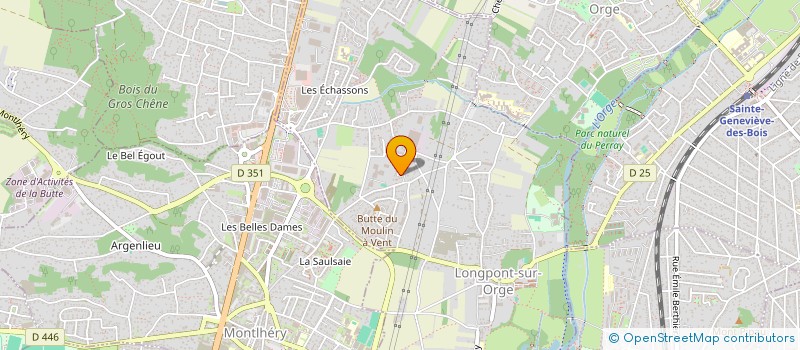 localisation de l'entreprise INGENIEURS CONSULTANTS SYSTEMES OUVERTS à LONGPONT-SUR-ORGE