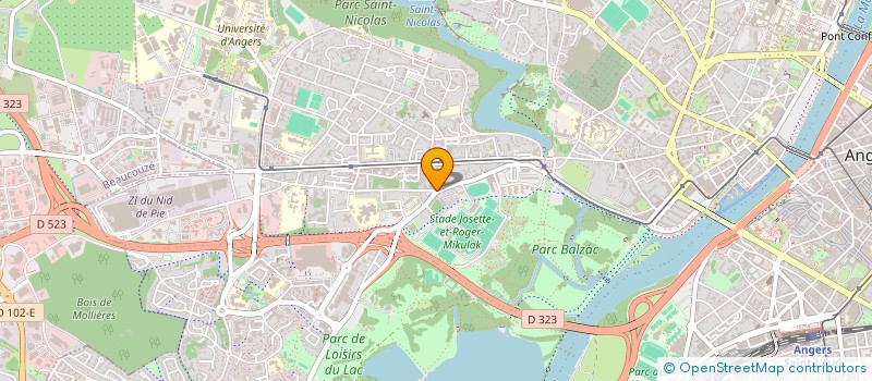 localisation de l'entreprise INGENIEURS SANS FRONTIERES GROUPE ANGERS à ANGERS